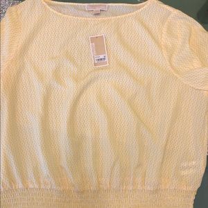 Michael Kors Top (white and yellow)
